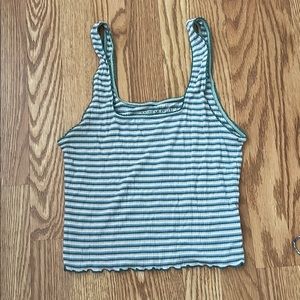 Soft striped tank